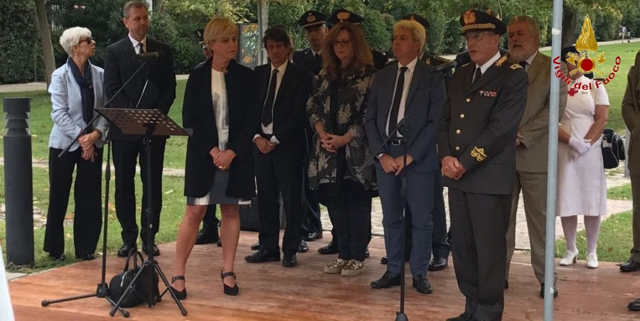 Brescia, cerimonia di commemorazione 11 settembre 2001