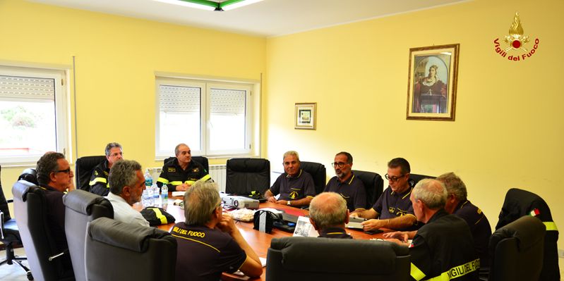 Enna, Il Direttore Regionale dei Vigili del fuoco incontra i Comandanti provinciali della Regione