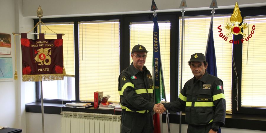 Prato, cambio al vertice dei Vigili del fuoco