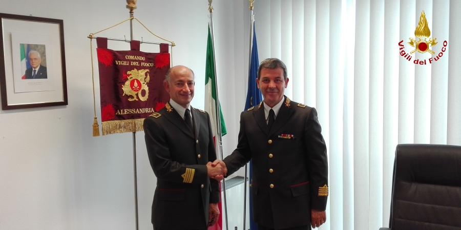 Alessandria, avvicendamento al Comando dei Vigili del fuoco