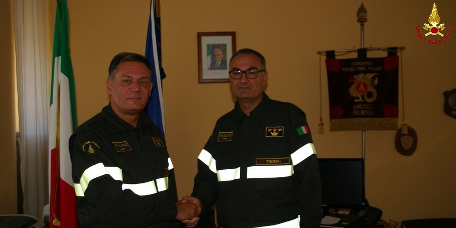 Ascoli Piceno, l'ing. Paolo Mariantoni nuovo Comandante