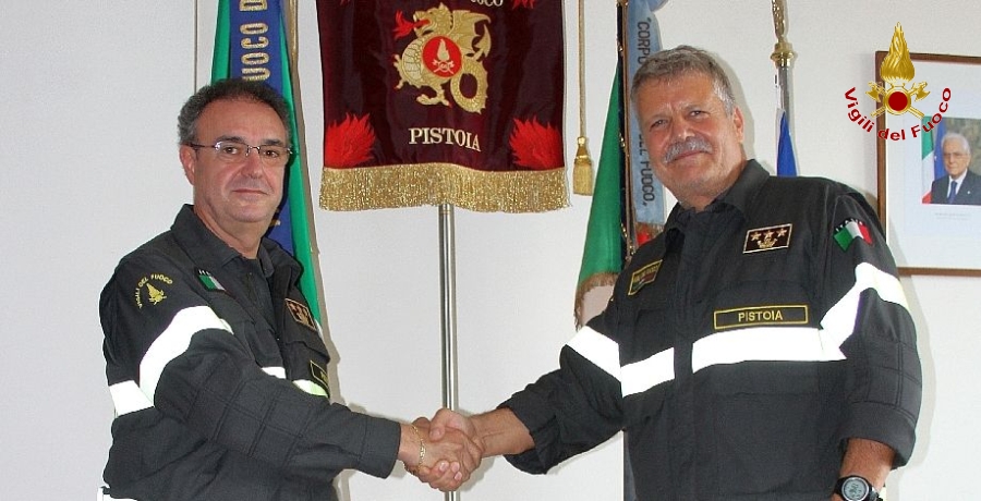 Pistoia, cambio al vertice del Comando provinciale dei Vigili del fuoco