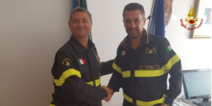 Belluno, l'ing. Girolamo Fiandra Bentivoglio è il nuovo comandante