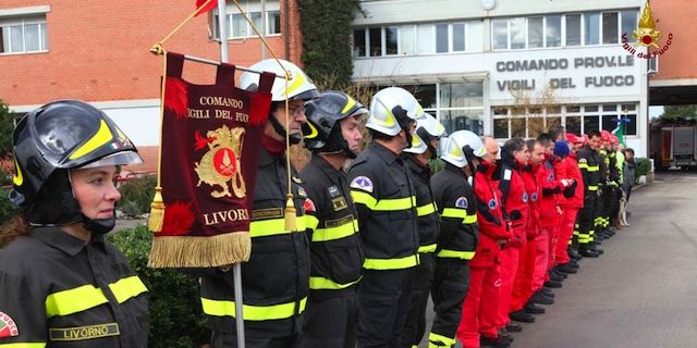 Livorno, passaggio di consegne presso il Comando provinciale dei Vigili del fuoco