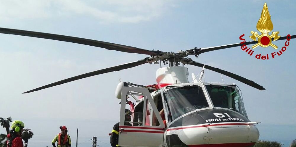 Genova, soccorso a persona ferita in località Monterosso