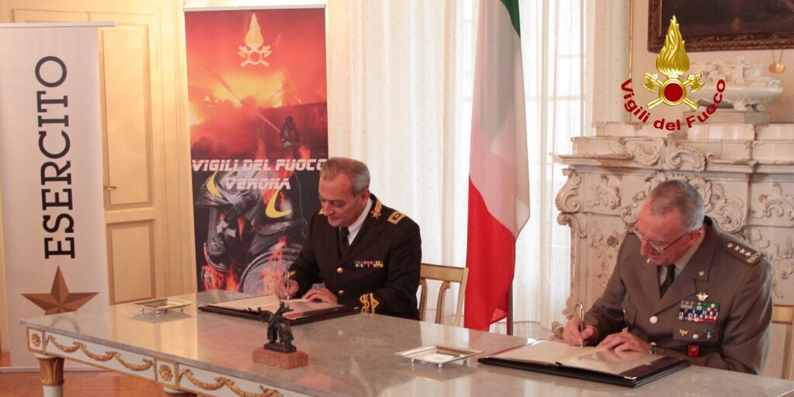 Verona, firmata convenzione tra il COMFOTER e i Vigili del fuoco