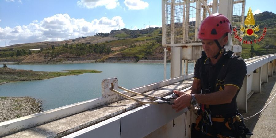 Agrigento, recupero SAF alla diga Furore