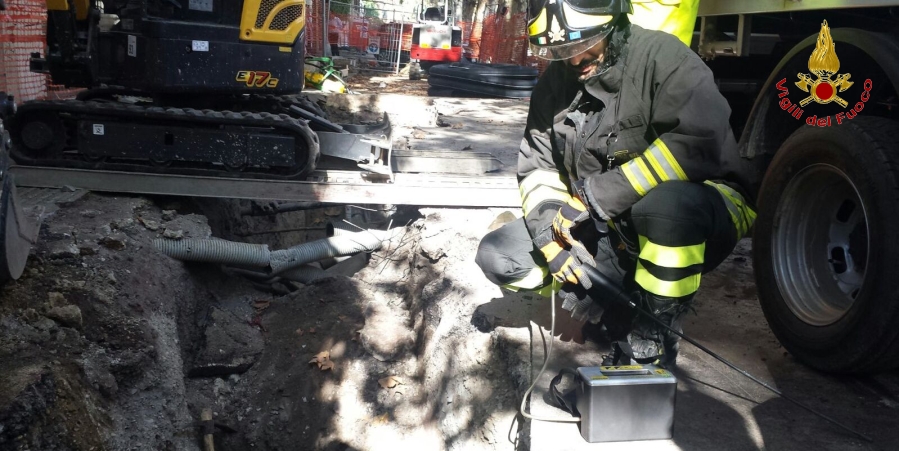 Roma, fuga di gas per la rottura di una tubazione