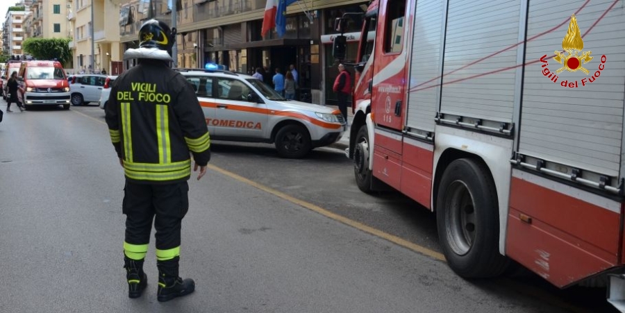 Palermo, fuga di gas causata dalla rottura di una tubazione