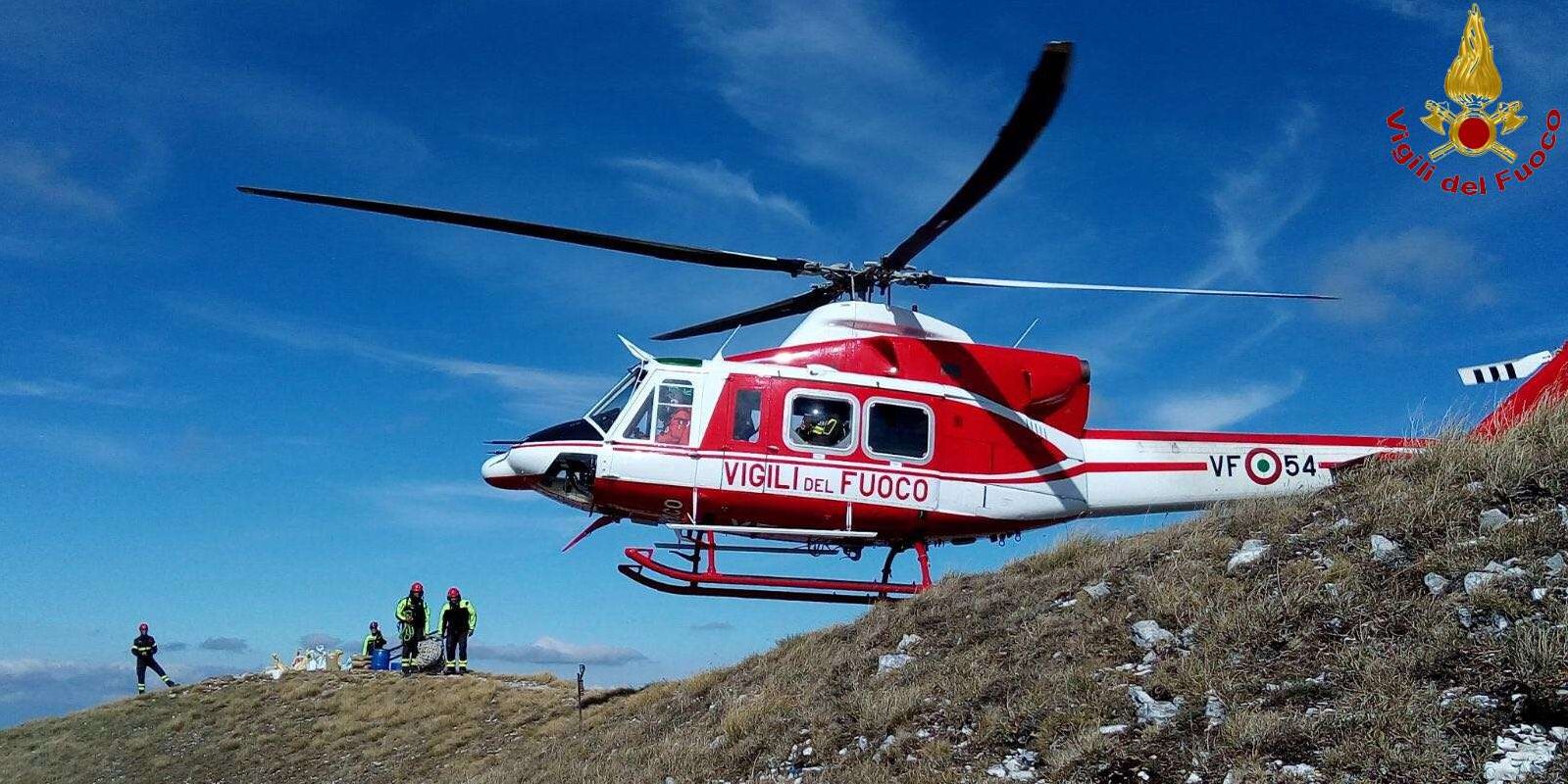 Macerata, giornata addestrativa per il personale SAF del Comando in località Pizzo Tre Vescovi