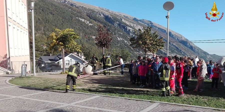 Chieti, esercitazione sul primo soccorso in caso di evento sismico