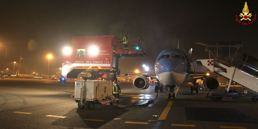 Varese, esercitazione full scale all'aeroporto intercontinentale di Malpensa