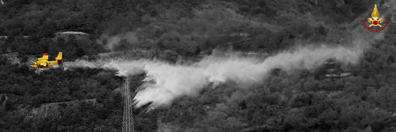 Incendi di vegetazione, Vigili del fuoco impegnati nel cuneese e nella Val di Susa