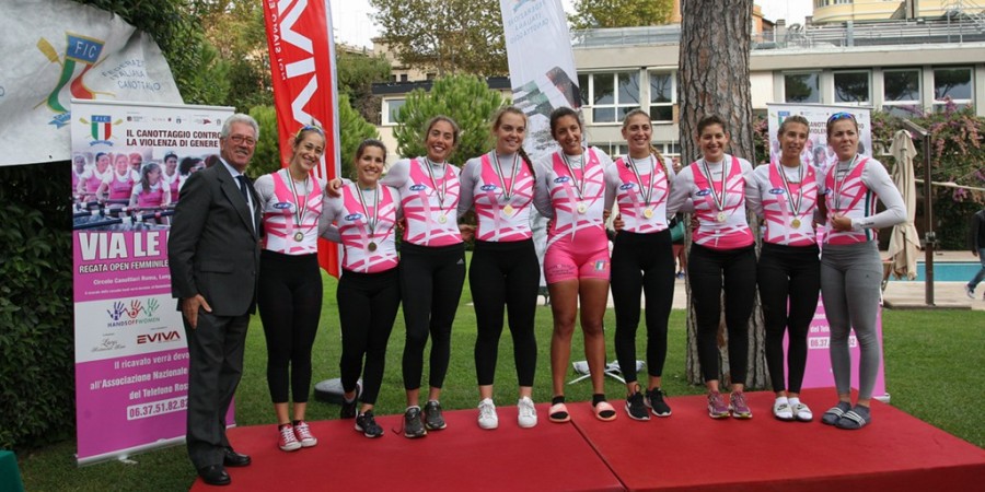 L'otto della Nazionale italiana di canottaggio