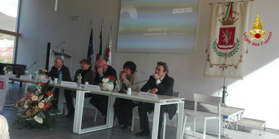 Perugia, manifestazione per il XX anni dal sisma del 1997