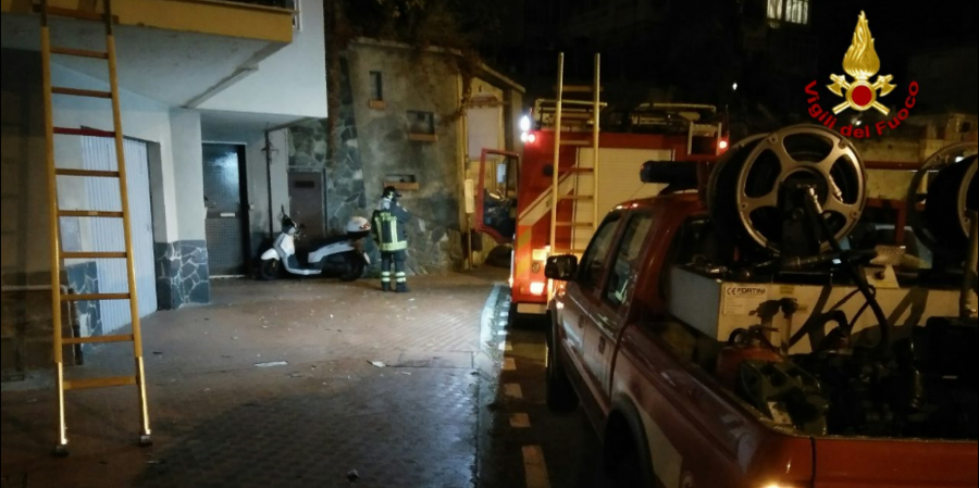 Savona, principio d'incendio in un appartamento in Zona Villette