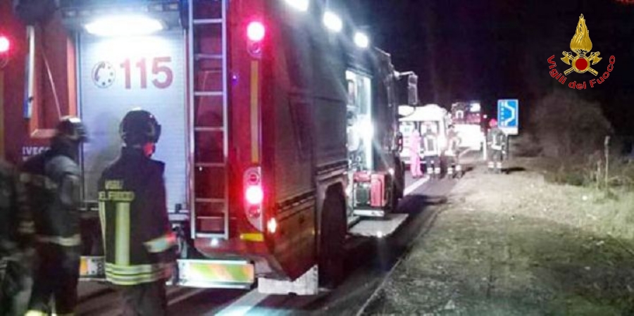 Verona, incidente stradale lungo la "SP.17" nel comune di Monteforte