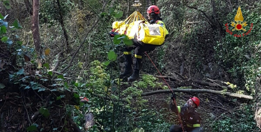 La Spezia, soccorso a persona ferita nella zona di Ortonovo