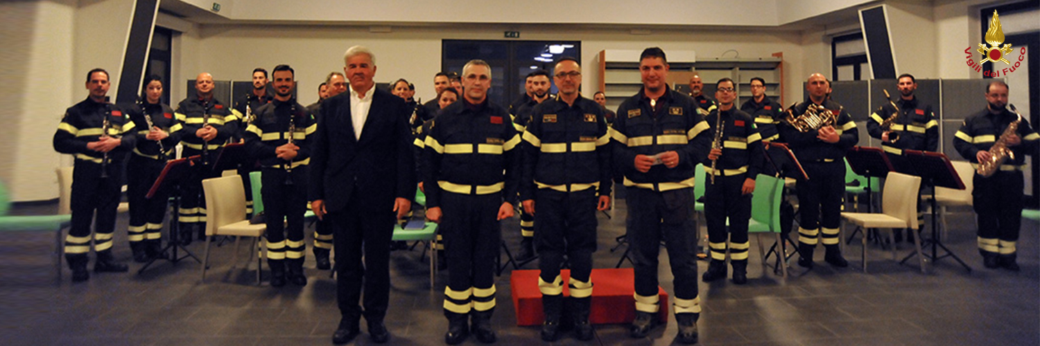 giuramento 1° Corso dei Vigili del Fuoco in qualità di orchestrali