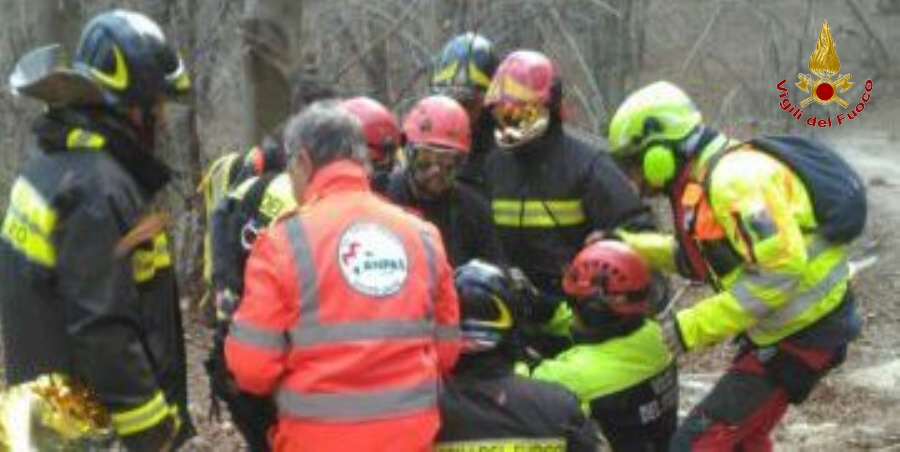Savona, soccorso ciclista ferito in seguito ad una caduta