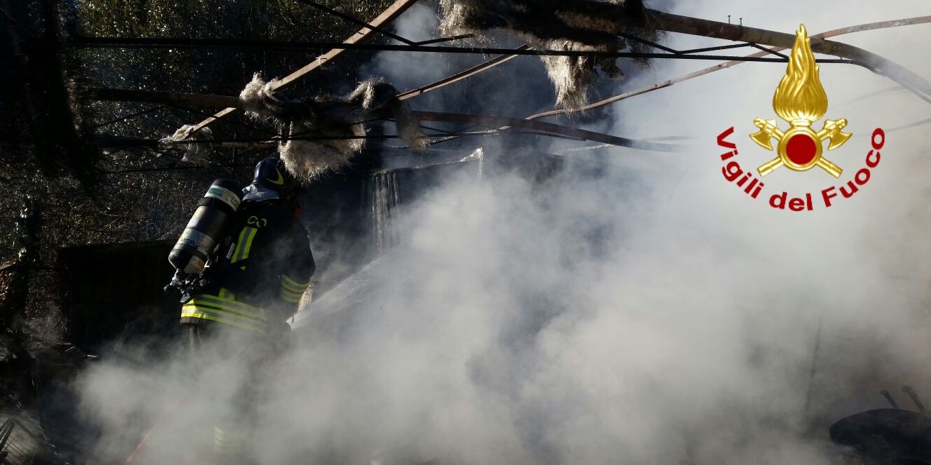 Genova, incendio abitazione a Pieva Alta