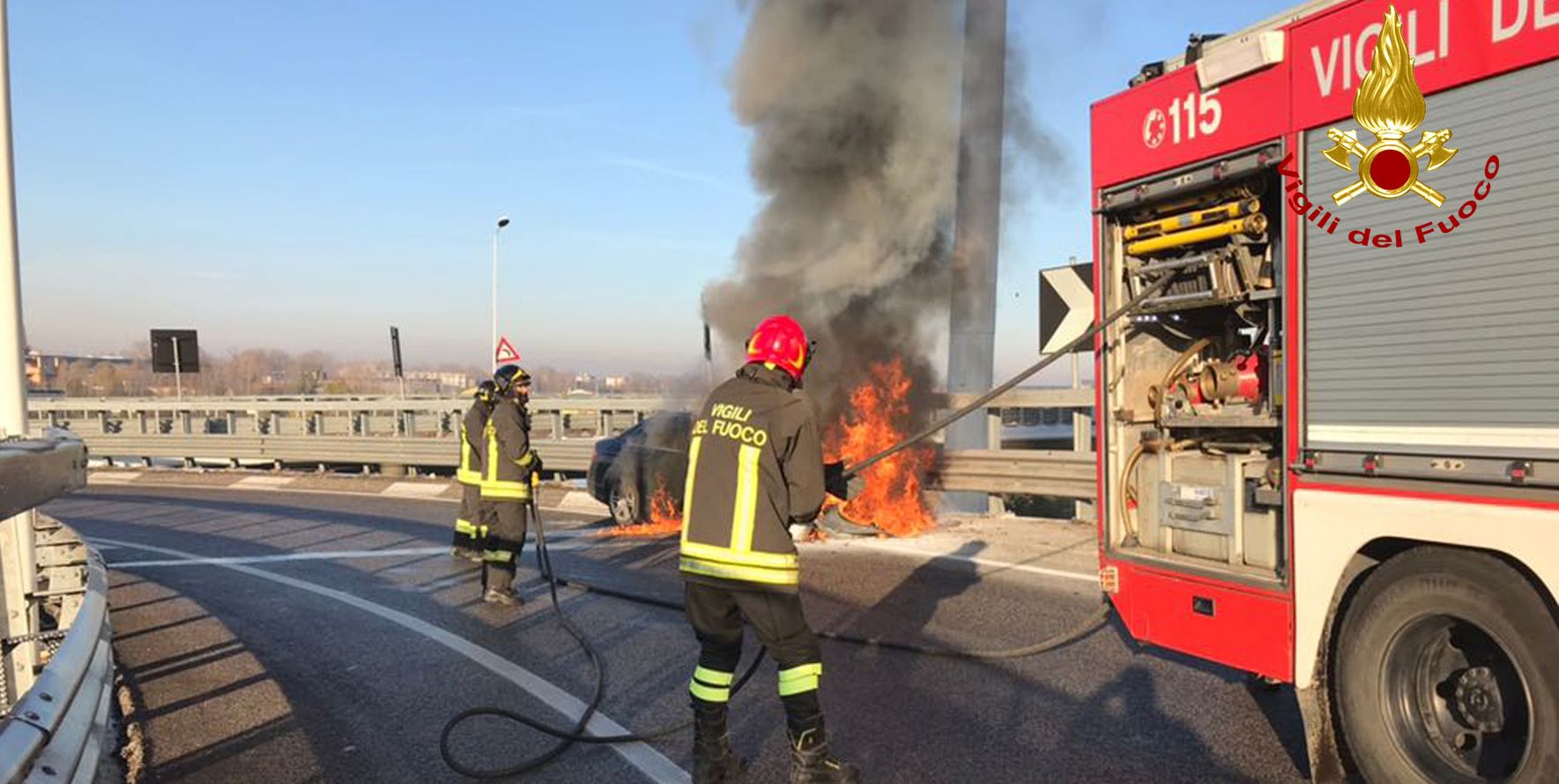Padova, interventi dei Vigili del fuoco per incidenti stradali