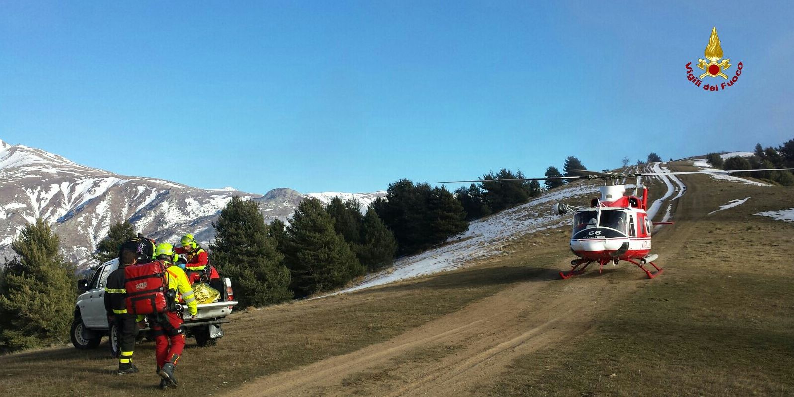 Genova, seccorsa persona colta da malore durante una battua di caccia