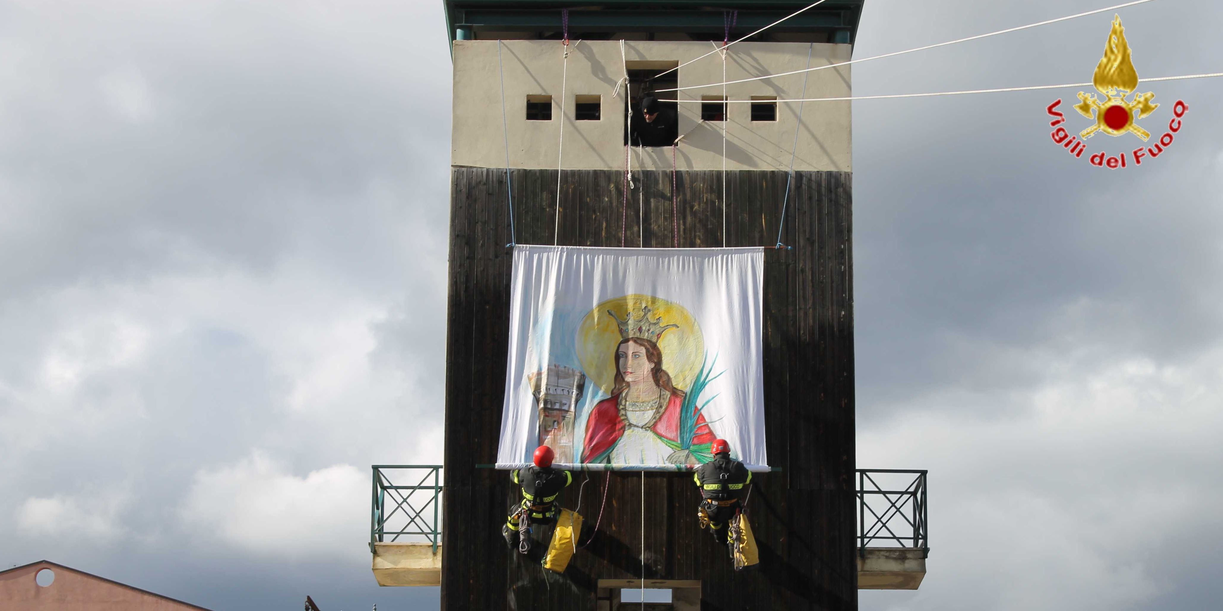 Vibo Valentia, celebrata la ricorrenza di Santa Barbara