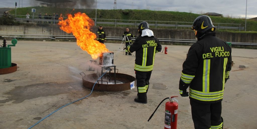 SFO Montelibretti, prove sperimentali di incendio nei trasformatori di potenza