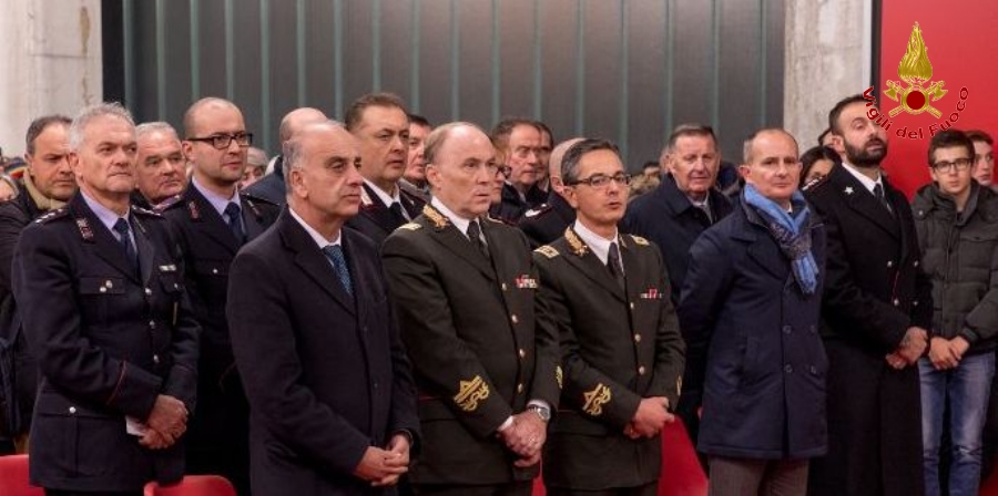 Perugia, celebrata la ricorrenza di Santa Barbara