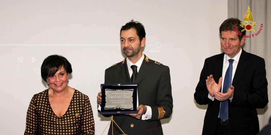 Terni, i Vigili del fuoco premiati dal Soroptimist International d'Italia