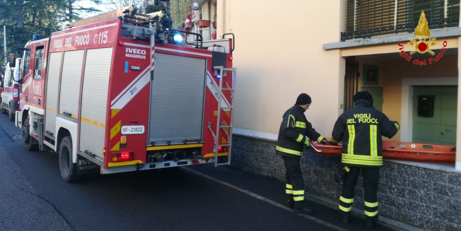 Novara, soccorso anziano in precarie condizioni di salute