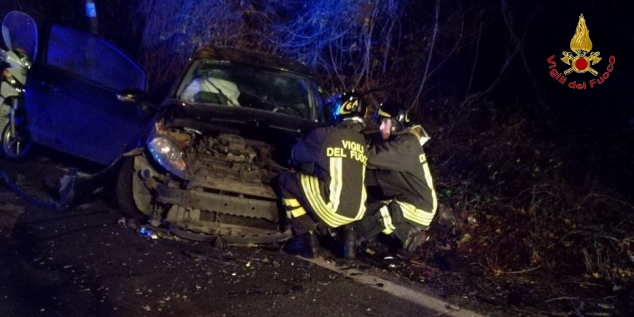 Roma, incidente stradale sulla via Salaria altezza diramazione per "A.1"
