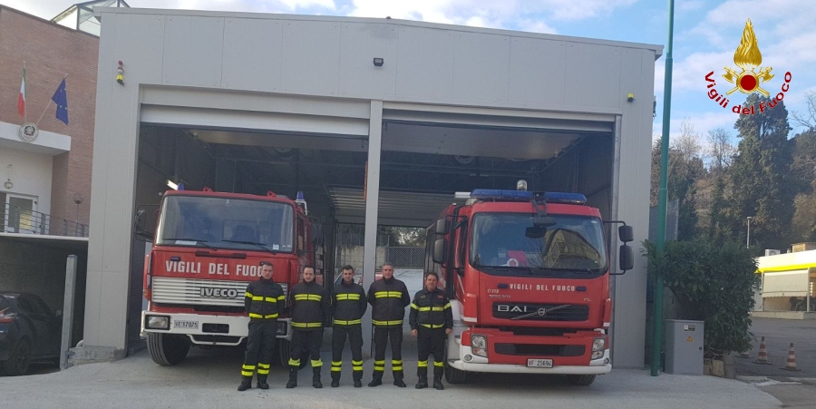 Pescara, istituito il nuovo distaccamento dei Vigili del fuoco nella città di Penne