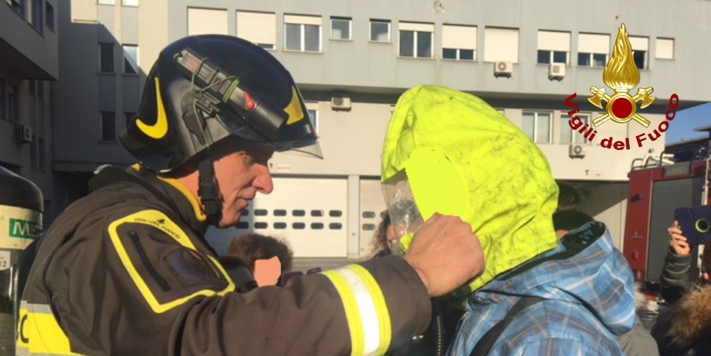 Trieste, alcuni alunni dell'Istituto "Iqbal Mashin" in visita al Comando Provinciale