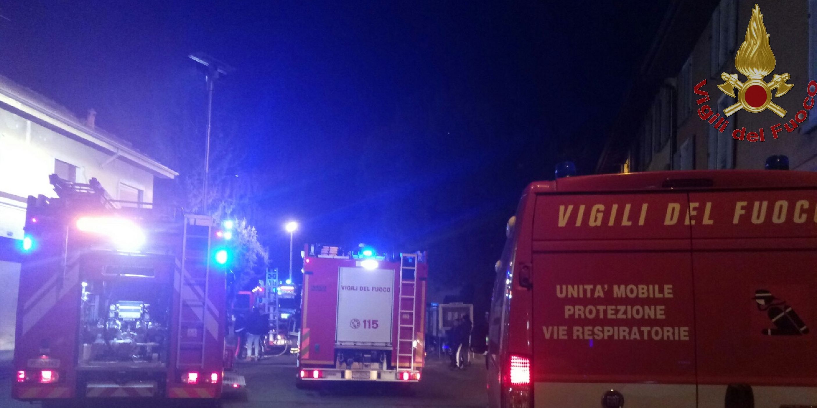 Lecco, incendio abitazione nel comune di Robbiate