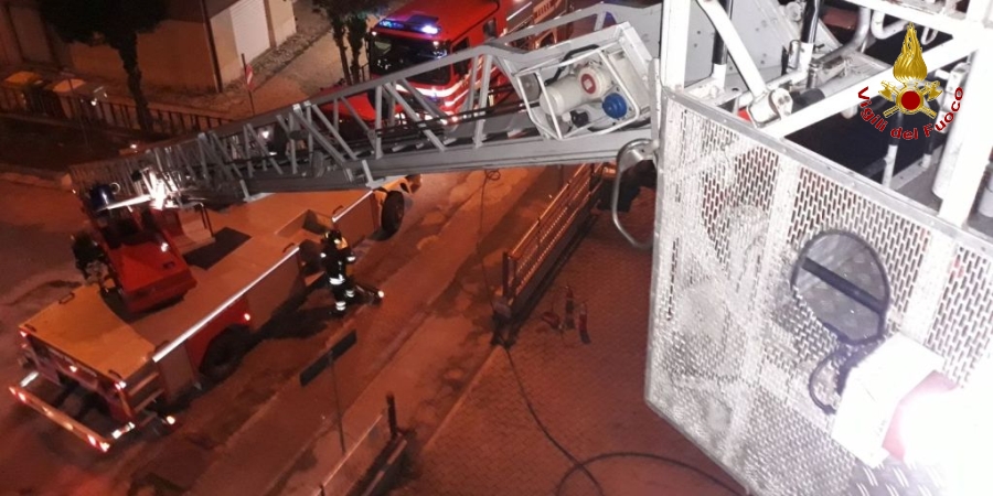 Ancona, incendio abitazione nel comune di Jesi