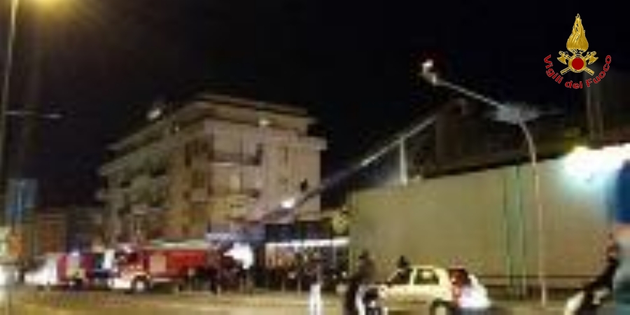 Forlì-Cesena, incendio edificio nel comune di Savignano sul Rubicone