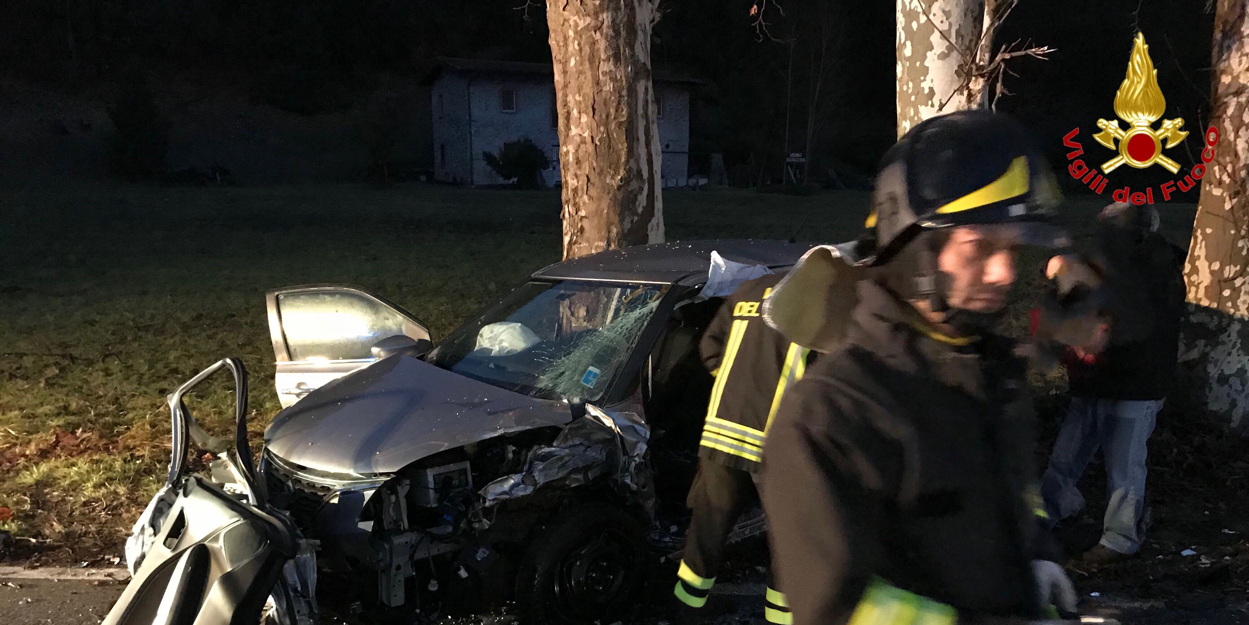 Varese, incidente stradale nel comune di Luino