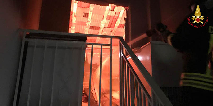 Nuoro, brucia una mansarda a Bitti