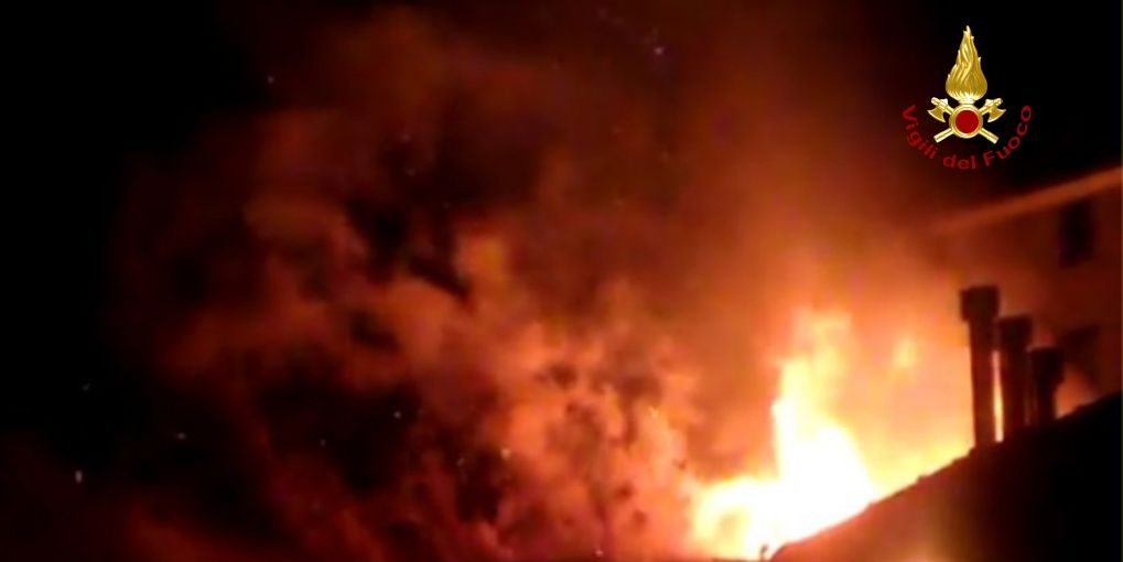 Genova, incendio abitazione nel comune di Campomorone