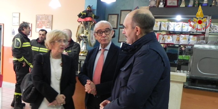 Ragusa, il Prefetto Carmela Librizzi in visita di congedo al Comando provinciale dei Vigili del fuoco