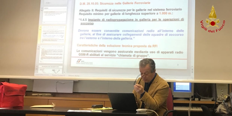 Como, esercitazione di soccorso in galleria ferroviaria