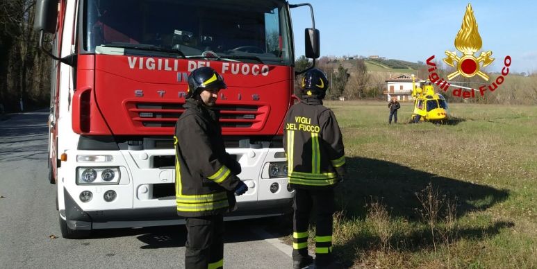 Ancona, incidente stradale nel comune di Senigallia