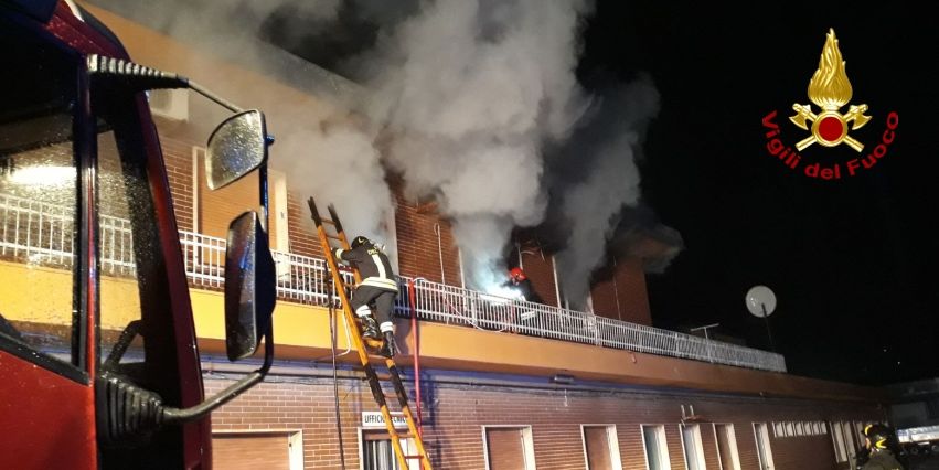 Ancona, incendio abitazione nel comune di Montemarciano