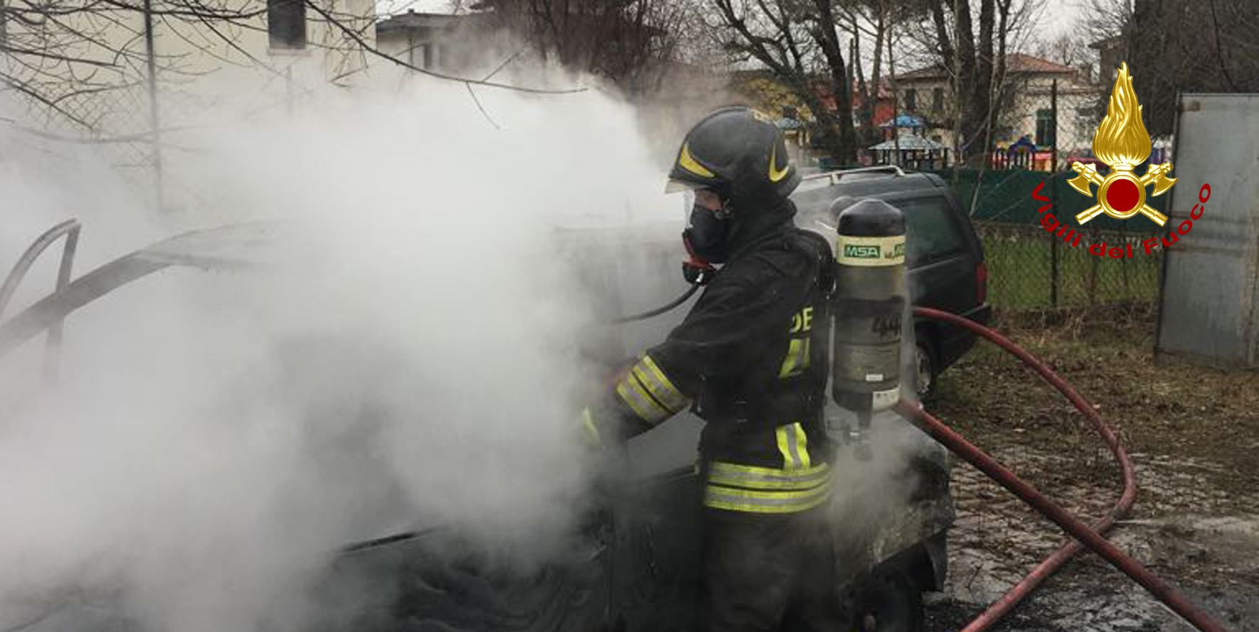 Padova, incendio autovetture nel comune di Rubano