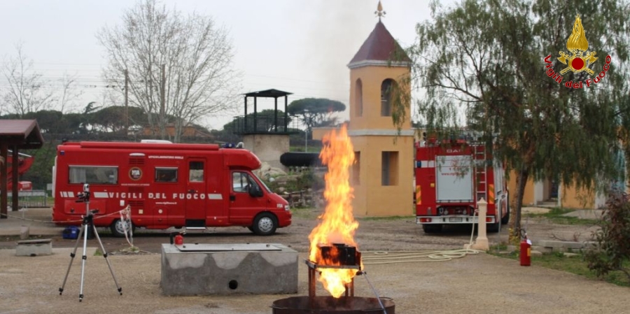 SCA, Nia/Enea - effettuate le prove d'incendio sulle batterie al litio