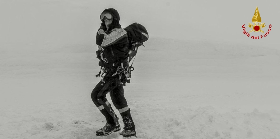 Pistoia, attività addestrativa neve-ghiaccio in Val di Luce-Abetone