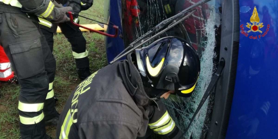 Macerata, incidente stradale nel comune di Montecassiano
