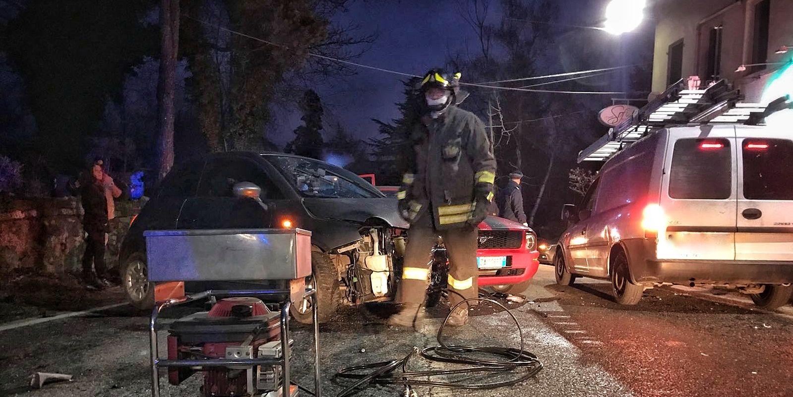 Torino, incidente stradale sulla "SP.190" nel comune di Avigliana